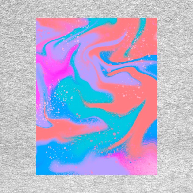 Neon swirls by ASPAINTINGS